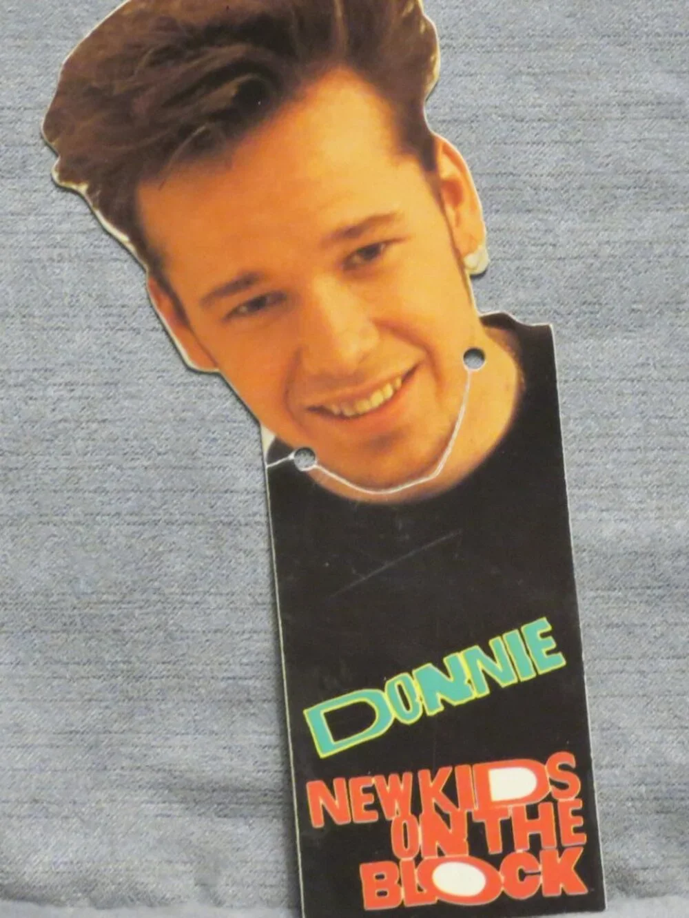 Vintage New Kids on the Block Donnie Bookmark